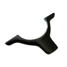 Load image into Gallery viewer, E46 carbon fiber steering wheel cover trim