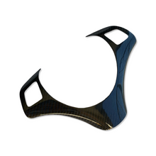 Load image into Gallery viewer, E9X carbon fiber steering wheel cover trim