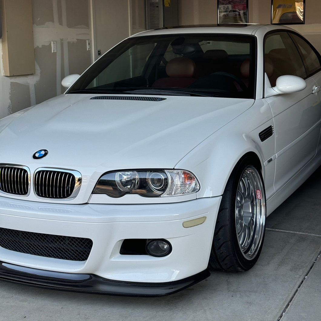 E46 M3 GT4 Carbon Fiber Front Spoiler Lip