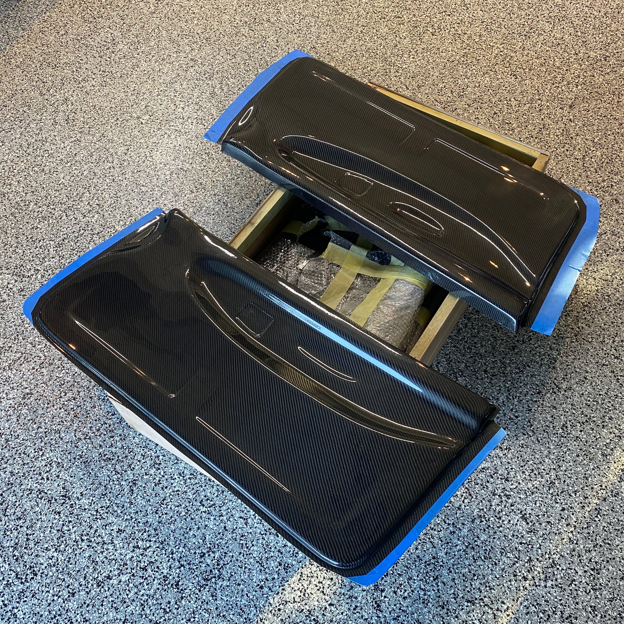 E36 carbon fiber door card panels (pair) – Rare36parts