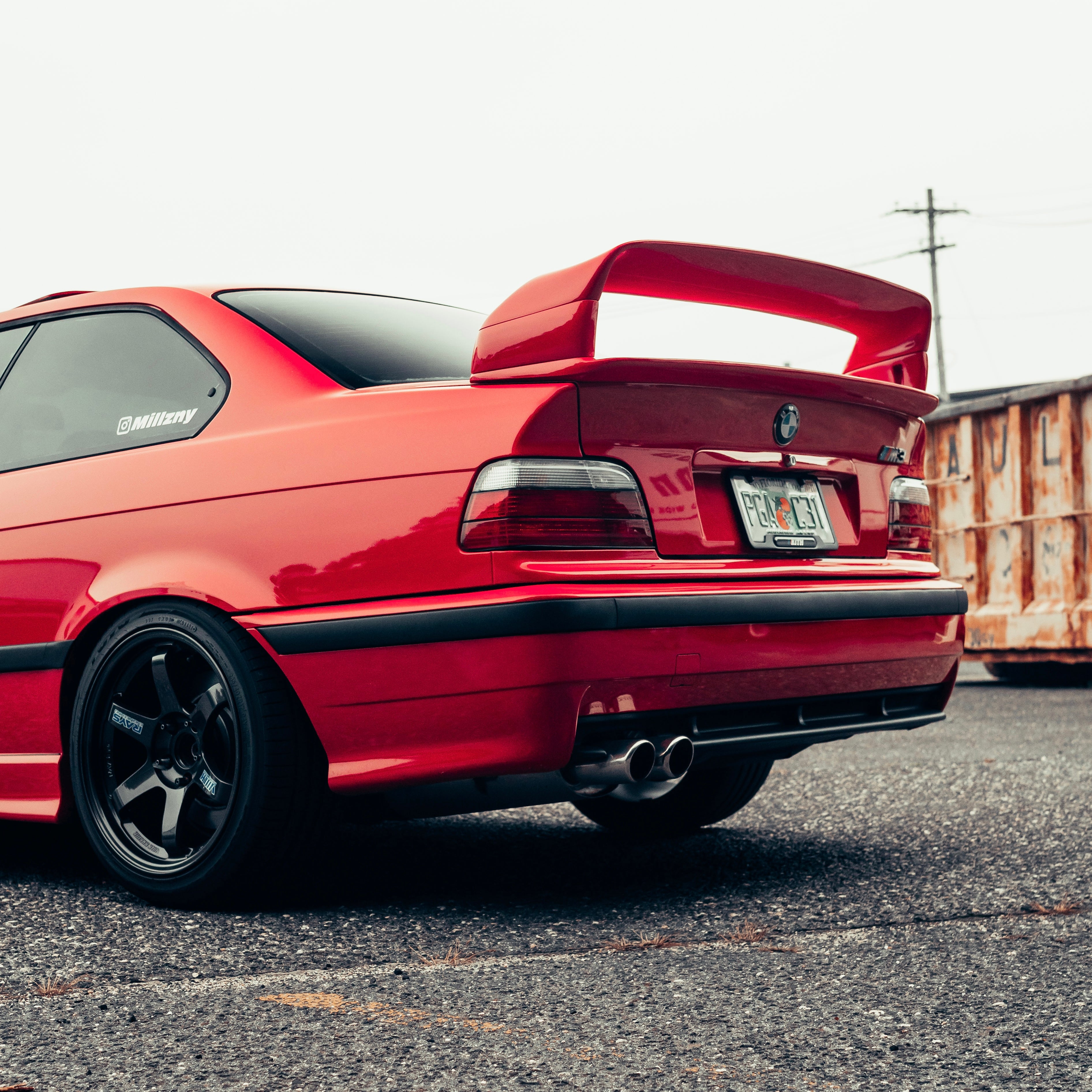 E36 Rear Window Spoiler E36 LTW rear spoiler – Rare36parts